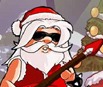 Santa Rockstar Metal Xmas