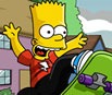 Bart Simpson Skateboarding
