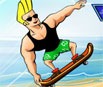 Johnny Bravo Beach Skating